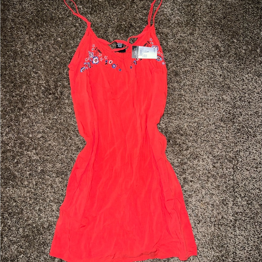 Red Orange Dress